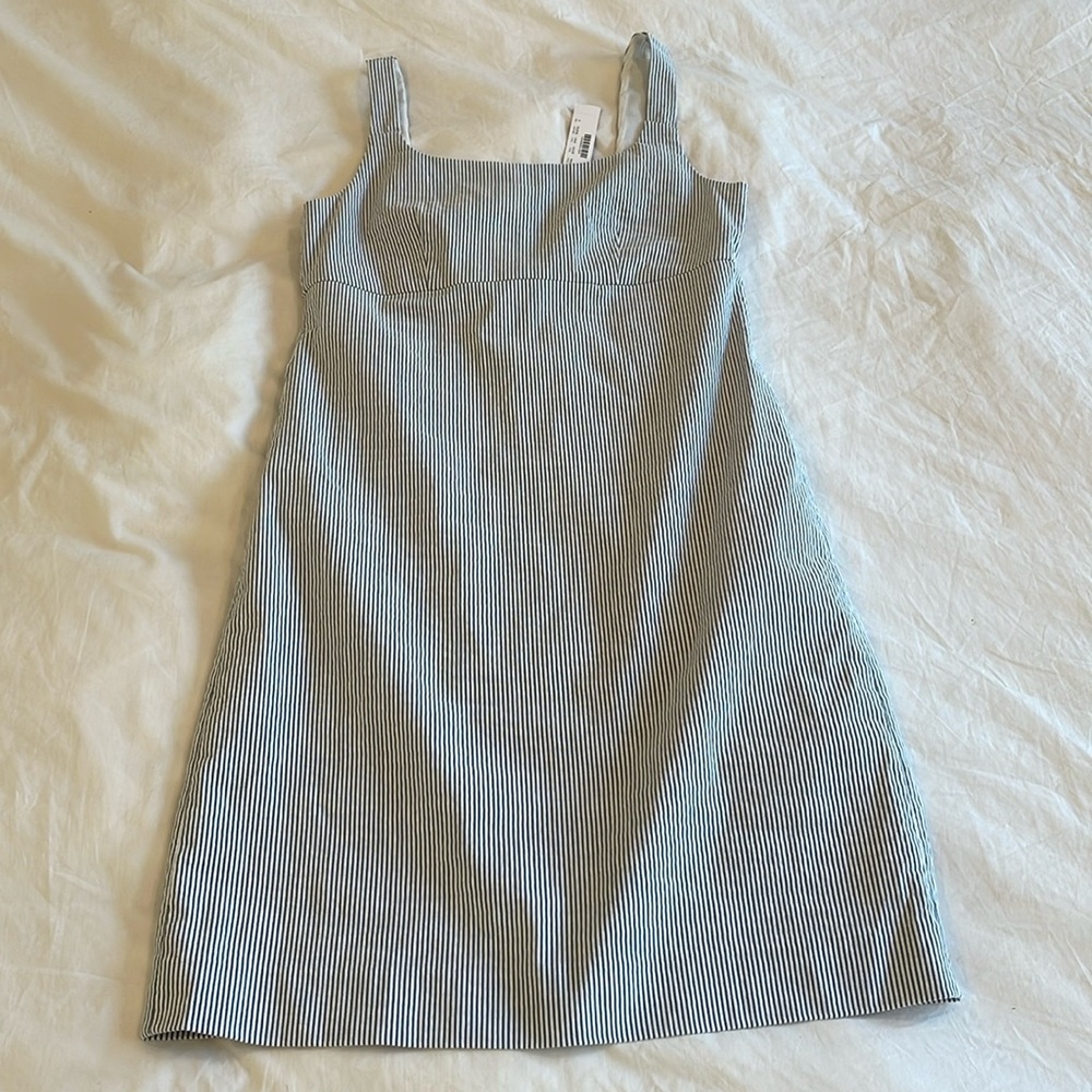 J. Crew Searsucker summer dress.